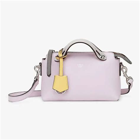 fendi by the way small leather boston bag|Fendi pink leather Boston bag.